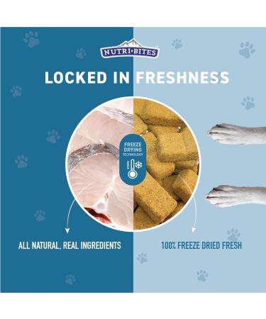 NutriBites Freeze Dried Whitefish Dog & Cat Treats | Healthy Pet Training Treats or Food Topper | All Natural 1 Single Animal Protein High Protein | Premium Bulk Value Pack 18.3 oz 520g White Fish 1 count (Pack of 1) - Buy Online on GoSupps.com