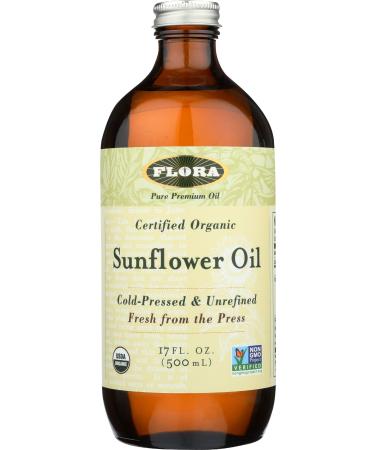 Flora Certified Organic Sunflower Oil 17 fl oz (500 ml)