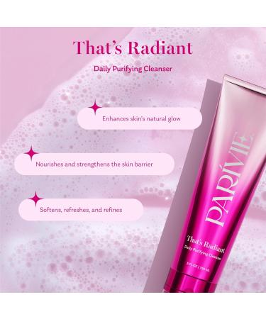 Parivie That s Radiant Daily Purifying Cleanser Gel-to-Cream Face Wash with BHA Ceramides & Rice Extract Gently Cleanses Removes Makeup and Impurities 5 fl oz. - Buy Online on GoSupps.com