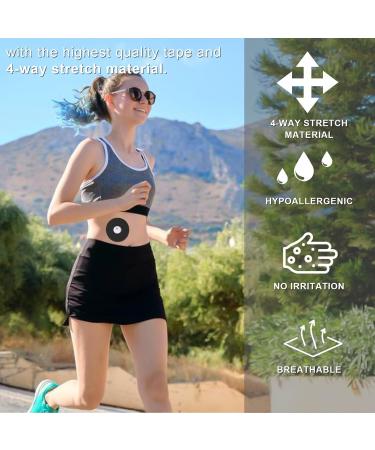 Waterproof Freestyle Libre 3 Sensor Covers (20-Pack) - CGM Adhesive Patches for Continuous Glucose Monitor Protection - Black - Buy Online on GoSupps.com