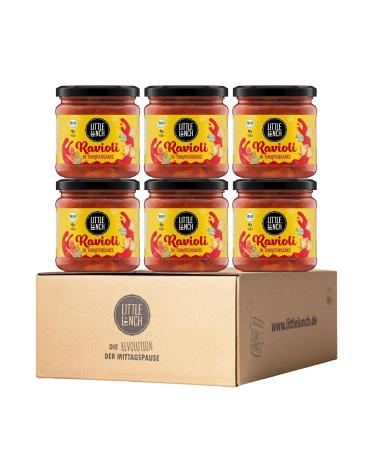 Little lunch bio ravioli in tomato sauce |Camping |Department for every day |Vegan |Noodles with vegetable filling |Without added sugar |Without flavor enhancers |6 x 350g