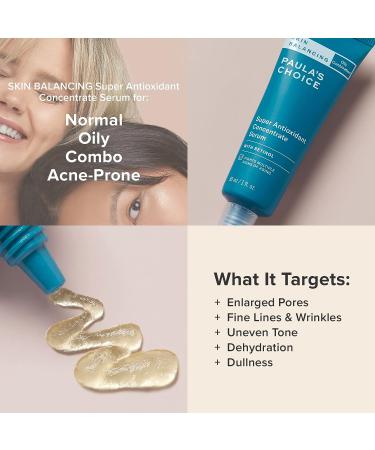 Paula's Choice Skin Balancing Antioxidant Serum - Retinol & Vitamin C - Anti Aging - 1 oz - Buy Online on GoSupps.com