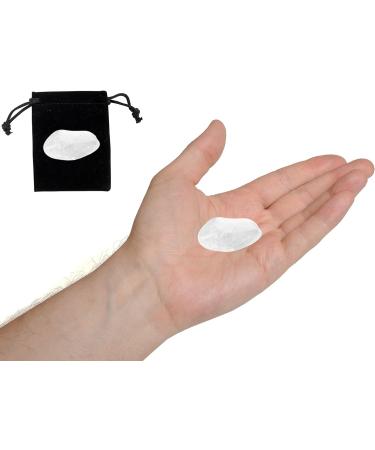 Large Clear Quartz Healing Crystal Stones 1.25-2.0 - Natural Reiki Gemstones for Energy Healing, Meditation & Witchcraft - Buy Online on GoSupps.com