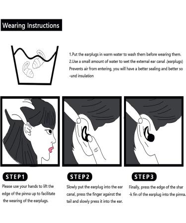 Macrohu Soft Silicone Earplugs for Sleep - Noise Reduction Hearing Protection for Light Sleepers Travel & Work - Buy Online on GoSupps.com