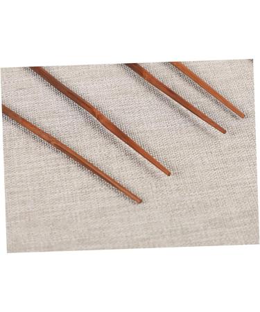 FUNOMOCYA 1 Pair Creative Bamboo Home Restaurant Head Chopsticks Kitchen Wire Pointed for Copper - Buy Online on GoSupps.com