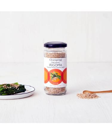 Clearspring Organic Irigoma - Toasted Whole Sesame Seeds - Buy Online on GoSupps.com