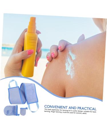POPETPOP 1 Set Gloves Tanning Applicator for Back Tanning Finger Glove Applicator Back Tanning Applicator for Adult Back Tanning Lotion Applicator Self Tan Flocking - Buy Online on GoSupps.com