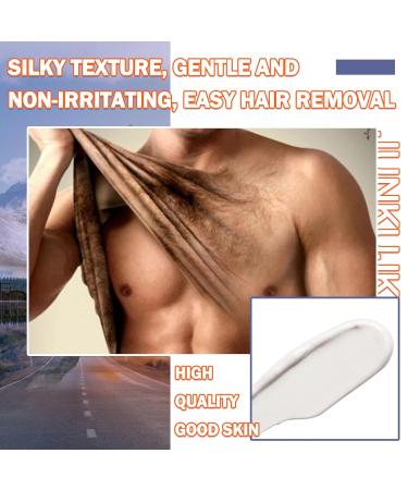 Intimate Hair Removal Cream for Men | Easy-to-Use Depilatory Cream for Underarm Chest Back & Legs - Buy Online on GoSupps.com