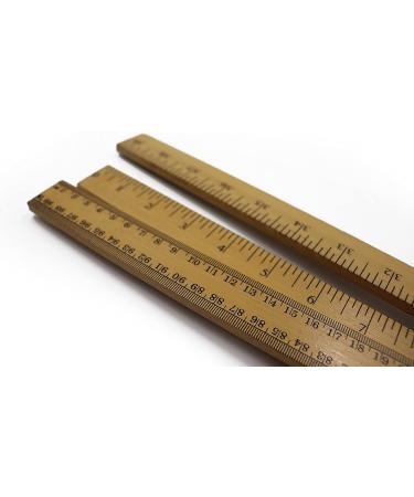 (Pack of 10) 39 Wood Double-Sided Meter Stick Yardstick/Meterstick Ruler 39 Inches 100 Centimeters Thick High Quality Sticks - Buy Online on GoSupps.com
