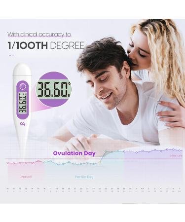 Femometer Digital Basal Body Temperature Thermometer for Fertility Tracking - Purple - Buy Online on GoSupps.com