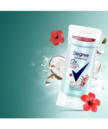 Degree 72-Hour Coconut & Hibiscus Women's Antiperspirant Deodorant - 4-Pack with MotionSense Technology - Buy Online on GoSupps.com