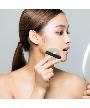 7pcs Non-Latex Puff Makeup Sponge Set - Blush Foundation Toe Dividers - Hydrophilic Cotton Puffs in Light Green for Flawless Application - Buy Online on GoSupps.com