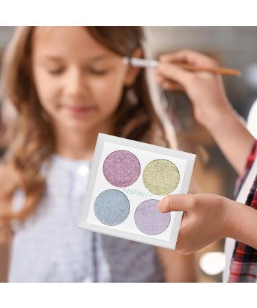Highlight Eyeshadow Palette 4-Color Long Lasting Eye Shadow Powder Palette | Beauty Makeup For Wedding Travel Dating And Daily Life Pochy - Buy Online on GoSupps.com