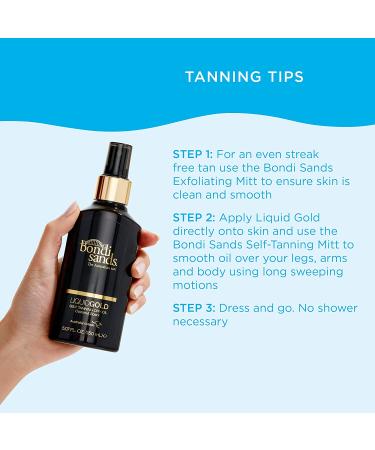Bondi Sands Liquid Gold Self Tanning Dry Oil - Hydrating Quick Drying Tanning Dry-Oil for Natural Golden Look | 5.07 oz/150 mL - Buy Online on GoSupps.com