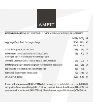 Amfit Nutrition Total Whey Protein Powder - Banana Milk Shake 2.27kg (75 Portions) - Premium Quality for Optimal Health | International Shipping Available - Buy Online on GoSupps.com