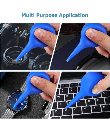 Healifty Ear Syringe Pack of 6 - 60ml Hand Bulb Syringe for Infants & Adults - Ear Washing Removal Tool - Black Blue Orange - Buy Online on GoSupps.com