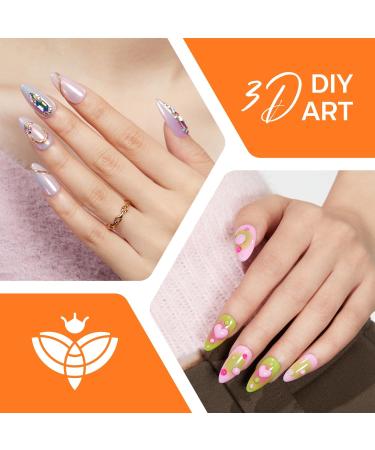  Modelones MODELONES 3D Nail Art Gel 9g Multifunctional Sculpting Gel with Brush for Rhinestone Glue 3D Nail Glue - Buy Online on GoSupps.com