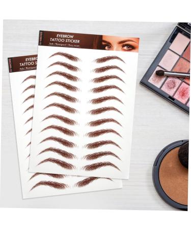SKISUNO 5 Sheets eyebrow waterproof grooming shaping eyebrow authentic eyebrow sticker - Buy Online on GoSupps.com
