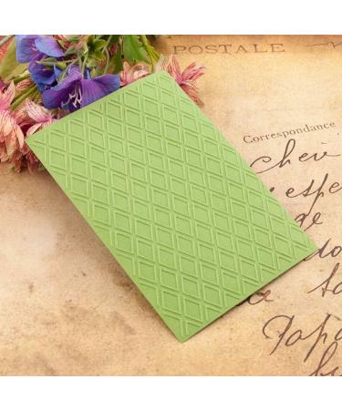 LZBRDY 4.1 x 5.8 Inch Diamond Lattice Layering Plastic Embossing Folder for Scrapbooking and Card Making - Christmas Craft Essential - Buy Online on GoSupps.com