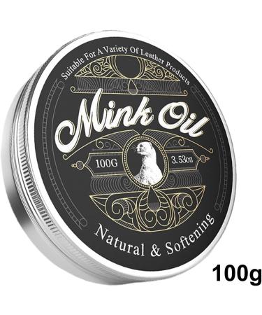  Hqunjikp Mink Oil Leather Conditioner | Softening and Cleaning Leather Conditioner | Softening and Restoring Paste 100g All-Natural Cleaning Supplies for - Buy Online on GoSupps.com
