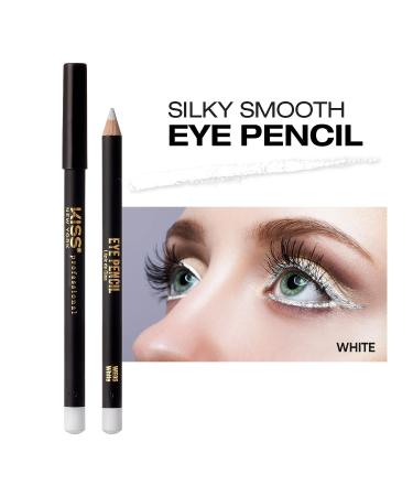 Kiss New York Professional Slim Eye Pencil - Creamy White Eyeliner for Smooth, Long-Lasting, Natural Eye Makeup - Water-Resistant Formula - Buy Online on GoSupps.com