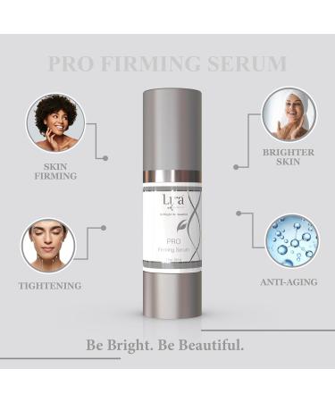 Buy Lira Clinical PRO Firming Serum - Tightening & Brightening Serum for Face | Anti-Aging Formula with Botanicals Peptides Gold & Silver - 1 fl oz - International Shipping Available - Buy Online on GoSupps.com