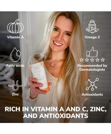 Pumpkin Spice Facial Jelly Cleanser - Natural Makeup Remover & Acne Treatment for All Skin Types - 5 fl oz - Buy Online on GoSupps.com