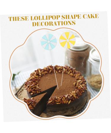 Alipis 72 Pcs Lollipop Plugin Fake Lollipop Candy Themed Hamster Carrier Foam Birthday Cake Child Dessert - Buy Online on GoSupps.com