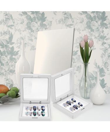 Lurrose 3Pcs Nail Art Storage Box Set - Jewelry Tablets & Empty Nail Tips Container for Ultimate Nail Decoration Organization - Buy Online on GoSupps.com