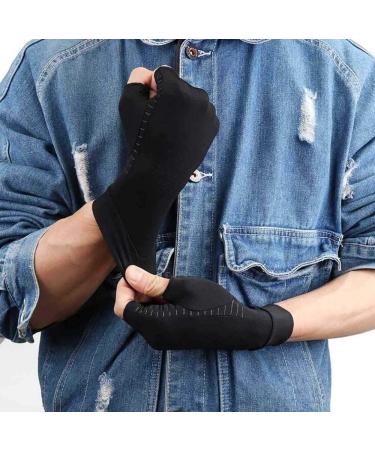 XJXJ Gaming Gloves with Silicone Grip | Anti-Slip & Anti-Sweat Design | Breathable & Comfortable Fit | Copper Compression Therapy Gloves for Arthritis Relief (Size: M) - Buy Online on GoSupps.com