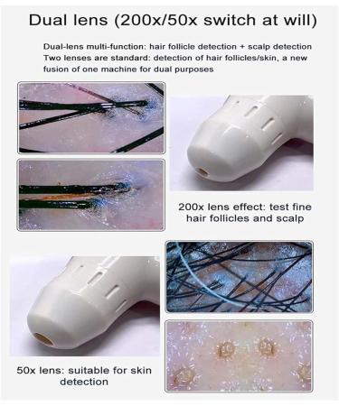 10 Inch Skin Diagnosis Hair Analyzer - 10MP LCD Follicle Detector for Home & Salon Care - Buy Online on GoSupps.com