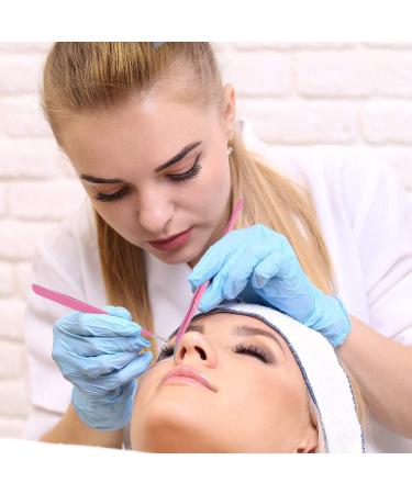 Quesuc 2 Pieces Straight and Curved Tip Tweezers Nipper for Eyelash Extensions Pink Stainless Steel False Lash Application Tools - Buy Online on GoSupps.com