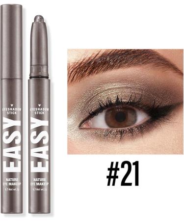 Eyeshadow Sticks Multiple-Use Shimmery Glitter Makeup Pen Highlight Base Priming Blusher Eyebrow Pencil Metallic High Gloss Creamy Make Up Pen Silky Smooth Texture Long Wearing Water (Grey One Size) 1 count (Pack of 1) Grey - Buy Online on GoSupps.com