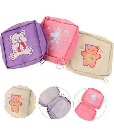 Buy Healeved 3-Part Cartoon Pads & High-Capacity Portable Handbag | Stylish Menstrual Pad & Cosmetic Storage - Buy Online on GoSupps.com