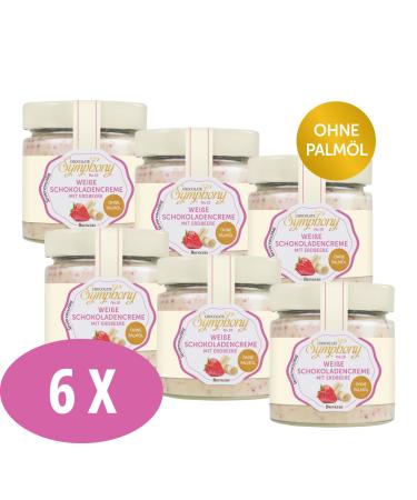 Brinkers Cream White & Strawberry 6x200g | Gluten-Free Creamy White Chocolate with Strawberry Pieces | Fruity Treats - Buy Online on GoSupps.com
