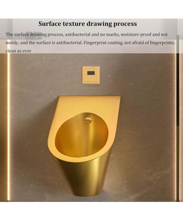 304 Stainless Steel Wall-Mounted Men's Sensor Urinal Commercial Bathroom Toilet Urinal High-Efficiency Flushing Urinal Urine Diverter Splash-Proof Anti-Clogging Urinal for School/Hotel Dark Gray - Buy Online on GoSupps.com