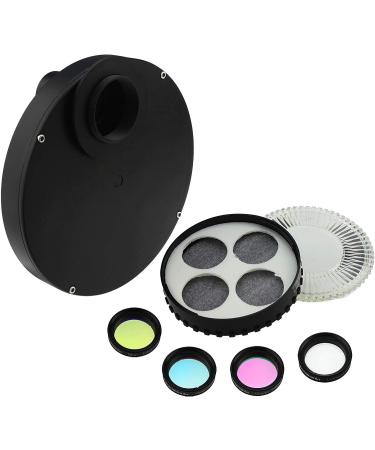 Astromania 1.25 9-Position Filter Wheel with LRGB Filter Set for Telescope - Buy Online on GoSupps.com