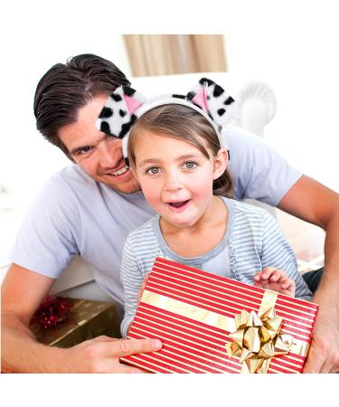 PAFUWEI Dalmatian Headband with Soft Plush Dog Ears - Perfect for Women, Girls, Cosplay, and Parties - Buy Online on GoSupps.com