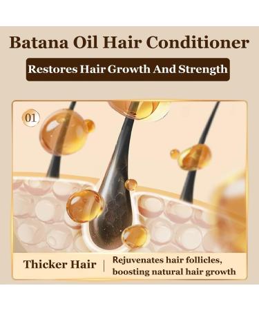 Batana Oil For Hair Growth Raw Batana Oil Batana Oil Organic for Hair and Scalp Pure Natural Batana Oil For Healthy Hair Hair Butter with Raw Batana Oil Promotes Hair Strength (1PC) - Buy Online on GoSupps.com