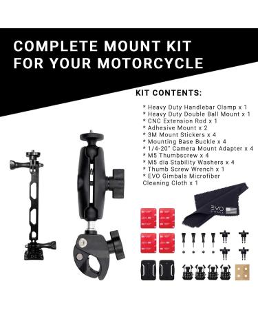 Insta360 Motorcycle Bundle - Complete Mounting Kit for Insta360 & GoPro Cameras - Buy Online on GoSupps.com