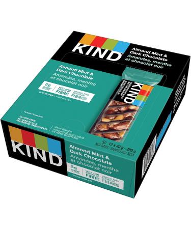 KIND Fruit & Nut Bars Dark Chocolate Mint Gluten Free Low Sugar 72 Count Almond Mint & Dark Chocolate - Buy Online on GoSupps.com