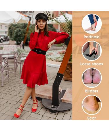 Shop Heel Pads for Too Big Shoes - 4 Pairs Heel Grips & Cushions for Comfort & Fit | Prevent Blisters & Slipping | Ideal for Men & Women - Buy Online on GoSupps.com