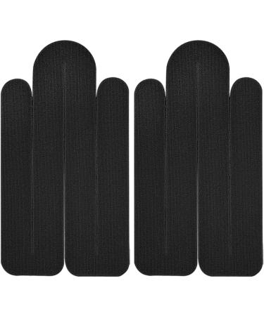 Kinesiology Tape | Breathable Elastic Kinesiology Athletic Tape | Precut Strips for Sensitive Skin Sports Tape for Muscle Relief and Joint Support Black 2 pieces per bag - Buy Online on GoSupps.com