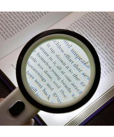 Portable Magnifier Magnifier Reading Crafts Identification 30X Hd LED Light Handheld Illuminated Read Magnifier Full of Stars - Buy Online on GoSupps.com