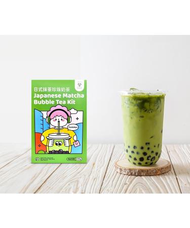 Tokimeki Japanese Matcha Bubble Tea Kit 255g | Authentic Matcha Experience | Easy Hot & Cold Preparation | Perfect for Home Enjoyment - Buy Online on GoSupps.com