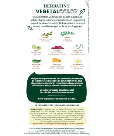 Herbatint Organic Pure Caramel Power Vegetal Colour 100g - Buy Online on GoSupps.com