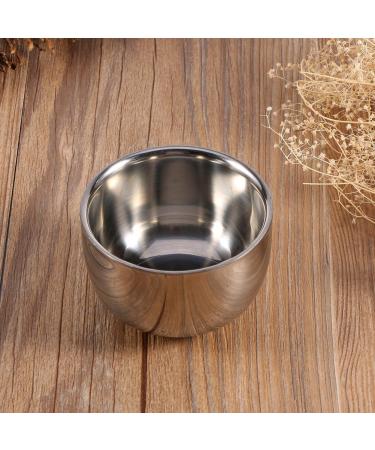 Premium Stainless Steel Shaving Soap Bowl for Men | Shaving Foam Tool & Brush | Perfect for Smooth Shaves - Buy Online on GoSupps.com