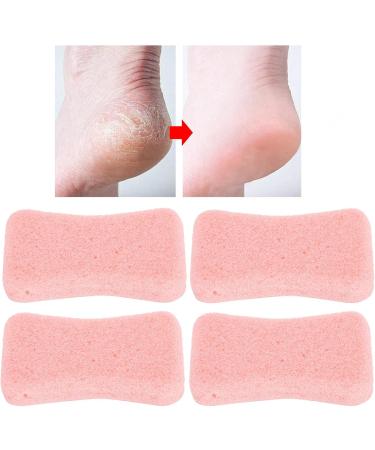 Premium Pink Pumice Stone Set - 4 Pieces for Effortless Foot Hand & Body Care | Remove Hard Skin & Calluses Safely - Perfect for Travel - Buy Online on GoSupps.com