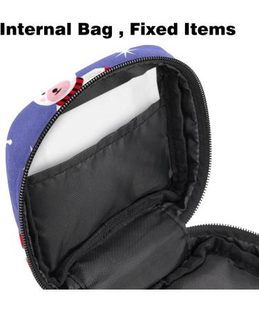 Christmas Schneemann-B r Women's Binding-Storage Bag | Portable Menstrual Cup & Pad Bag - Ideal for Teens & Women - Buy Online on GoSupps.com
