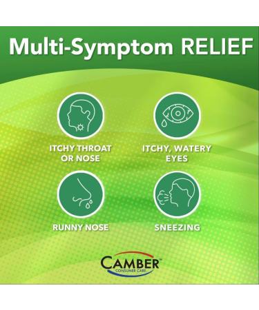 CAMBER PHARMACEUTICALS INC Children's Cetirizine Oral Solution Syrup Allergy Relief for Sneezing Runny Nose Itchy Watery Eyes Grape Flavor | 2 yrs. & Older - Buy Online on GoSupps.com